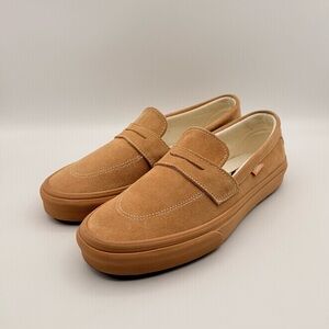 Vans NWOT Suede Slip On Loafers Brown Classic Unisex Shoes | Women 10 | Men 8.5